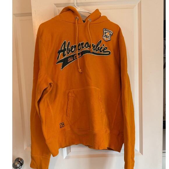Vintage Abercrombie & Fitch “Ski Club / Search & Rescue 28” Pullover Hoodie Y2K - Picture 8 of 9